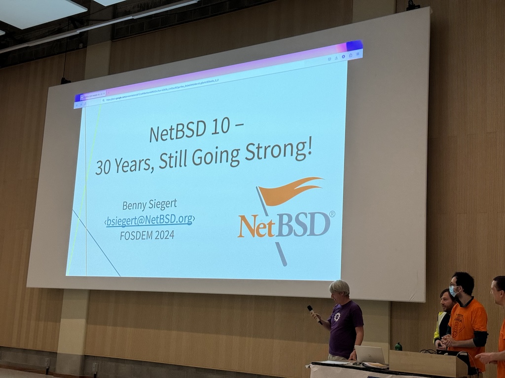 NetBSD Fosdem 2024